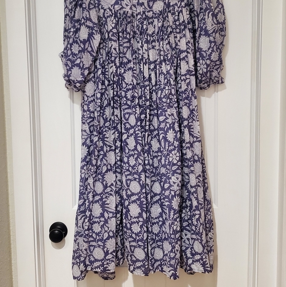 Daughters of India Kyra MIDI Dress - Blue Iris - Picture 6 of 9